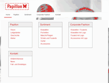 Tablet Screenshot of krawatten.ch