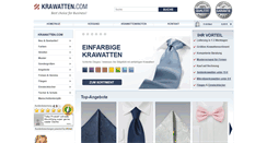 Desktop Screenshot of krawatten.com